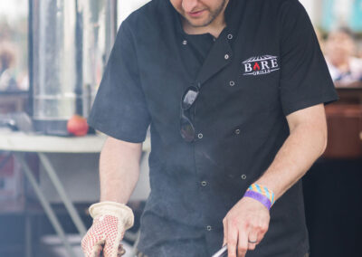 Busy on the grill